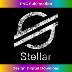 STELLAR LUMENS Crypto XLM Token Decentralized Blockchain - Sublimation-Optimized PNG File - Animate Your Creative Concepts