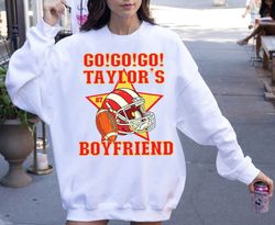 Go Taylor's Boyfriend Sweatshirt, Kansas City Football, Kelce Shirt, Vintage Kansas City Football, NFL Kelce Football, F