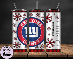 New York Giants Christmas Tumbler Png, NFL Merry Christmas Png, NFL, NFL Football Png 24