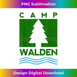 Camp Walden - Sleek Sublimation PNG Download - Elevate Your Style with Intricate Details