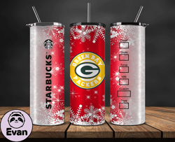 Green Bay Packers Christmas Tumbler Png, NFL Merry Christmas Png, NFL, NFL Football Png 45