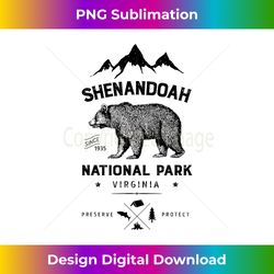 Shenandoah National Park T Bear Virginia Vintage Gifts - Innovative PNG Sublimation Design - Crafted for Sublimation Excellence