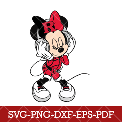 Rutgers Scarlet Knights_mickey NCAA 7SVG Cricut, Mickey NCAA Team SVG DXF EPS PNG Files