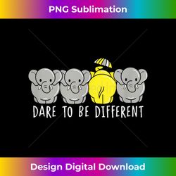 Dare to be Different - Vibrant Sublimation Digital Download - Tailor-Made for Sublimation Craftsmanship