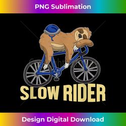 Slow Rider Sloth T-shirt Sloth Biking Funny Sloth - Classic Sublimation PNG File - Spark Your Artistic Genius