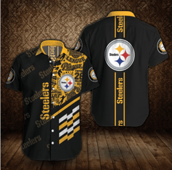 Mens Pittsburgh Steelers Shirts Button Up