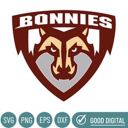 St Bonaventure Bonnies Svg, Football Team Svg, Basketball, Collage, Game Day, Football, Instant Download