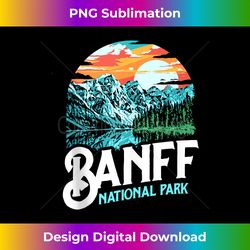 Banff National Park Lake Louise Canada Vintage Graphic Tank Top - Bohemian Sublimation Digital Download - Challenge Creative Boundaries