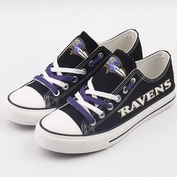 baltimore ravens limited print  football fans low top canvas shoes sport sneakers t-dj141h
