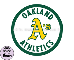 Oakland Athletics, Baseball Svg, Baseball Sports Svg, MLB Team Svg, MLB, MLB Design 135