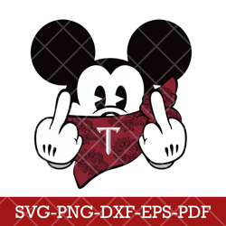 Troy Trojans_mickey NCAA 1SVG Cricut, Mickey NCAA Team SVG DXF EPS PNG Files