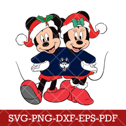 UConn Huskies_mickey NCAA 8SVG Cricut, Mickey NCAA Team SVG DXF EPS PNG Files