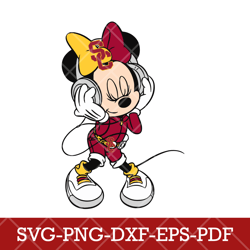 USC Trojans_mickey NCAA 7SVG Cricut, Mickey NCAA Team SVG DXF EPS PNG Files