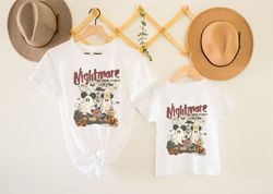 Halloween Shirt s, Mickey Minnie Halloween, Vintage Disney Halloween Comfort Colors T-Shirt , Nightmare On The Main Stre