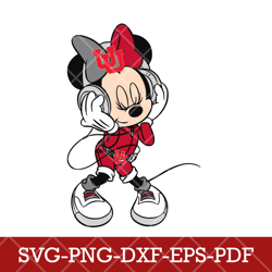 Utah Utes_mickey NCAA 7SVG Cricut, Mickey NCAA Team SVG DXF EPS PNG Files