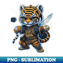 Kung Fu Tiger005 - PNG Transparent Sublimation Design - Perfect for Creative Projects