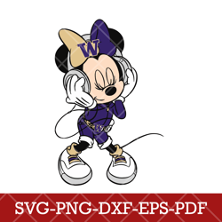 Washington Huskies_mickey NCAA 7SVG Cricut, Mickey NCAA Team SVG DXF EPS PNG Files