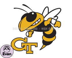Georgia Tech Yellow JacketsRugby Ball Svg, ncaa logo, ncaa Svg, ncaa Team Svg, NCAA, NCAA Design 129