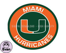 Miami HurricanesRugby Ball Svg, ncaa logo, ncaa Svg, ncaa Team Svg, NCAA, NCAA Design 161