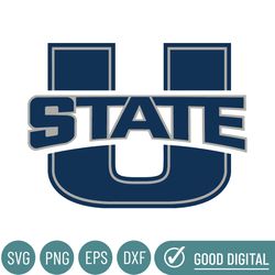 Utah State Aggies Svg, Football Team Svg, Basketball, Collage, Game Day, Football, Instant Download