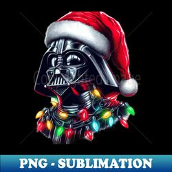 Darth Vader mask helmet Christmas star wars - Premium PNG Sublimation File - Perfect for Personalization