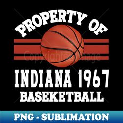 Proud Name Indiana Graphic Property Vintage Basketball - Stylish Sublimation Digital Download - Stunning Sublimation Graphics