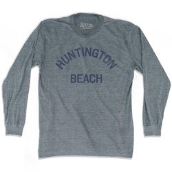 Huntington Beach Adult Tri-Blend Long Sleeve T-Shirt