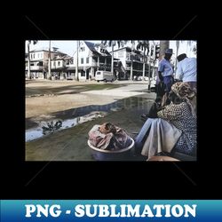 vintage colorized photo of paramaribo - vintage sublimation png download - create with confidence