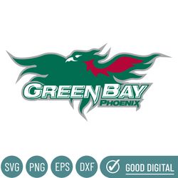 Wisconsin Green Bay Phoenix Svg, Football Team Svg, Basketball, Collage, Game Day, Football, Instant Download