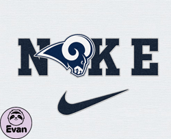 Nike Los Angeles Rams Embroidery Effect, Nike Svg, Football Team Svg, Nfl Logo, NfL,Nfl Design 45