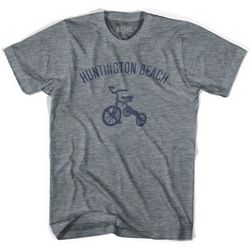 Huntington Beach City Tricycle Womens Tri-Blend T-shirt