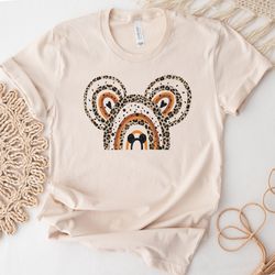 Leopard Disney Tee, Leopard Print Cute Disney Shirt, Cute Disney Shirt, Family Disney Trip Shirts, Disney Shirt Animal K