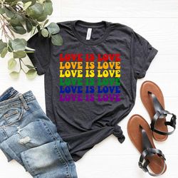 Love is Love T Shirt, Vintage Shirt, Pride Tshirt, LGBT Shirt, Love is Love Shirt, Pride Shirt, Ally shirt, Gay Pride
