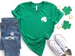 Minimalist Shamrock shirt, Retro St Patricks Day Gift, Vintage Irish Shirt, Matching irish shirt , St Patty Day Shirt, I