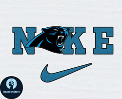 Nike Carolina Panthers Embroidery Effect, Nike Svg, Football Team Svg, Nfl Logo, NfL,Nfl Design 54