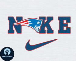 Nike New England Patriots Embroidery Effect, Nike Svg, Football Team Svg, Nfl Logo, NfL,Nfl Design 57