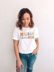 Music Teacher Shirt Music Teacher Gift for Music Teacher Choir Director Band Director Music Professor Teacher Gifts Stud