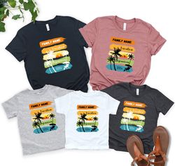 Custom Family Vacation Shirt, Personalized Summer Trip Shirt, Matching Friends Group Shirts, Summer Season 2024 Shirt, H