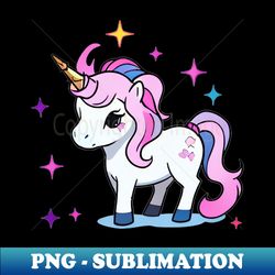Unicorn In The Magic Land - Sublimation-Ready PNG File - Boost Your Success with this Inspirational PNG Download