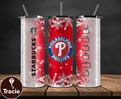 Philadelphia Phillies Png,Christmas MLB Tumbler Png , MLB Christmas Tumbler Wrap 52