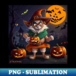 Tazmanie for Halloween 2nd Concept - High-Resolution PNG Sublimation File - Add a Festive Touch to Every Day