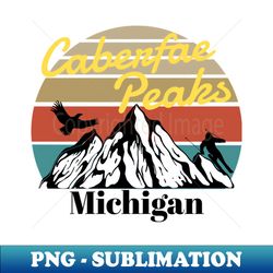Caberfae Peaks ski - Michigan - High-Resolution PNG Sublimation File - Perfect for Sublimation Art
