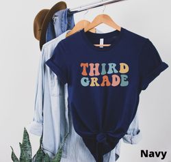 Third Grade Teacher Shirt 3rd Grade Teacher Shirts Back to School Shirt Third Grade Team Shirts Teacher Gifts Teacher Ap