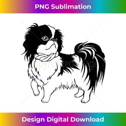 Japanese Chin T- Japanese Chin Dog Tee - Deluxe PNG Sublimation Download - Pioneer New Aesthetic Frontiers