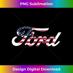 ford script american flag logo - sophisticated png sublimation file - crafted for sublimation excellence