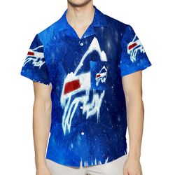 Buffalo Bills Logo v8 3D All Over Print Summer Beach Hawaiian Shirt With Pocket