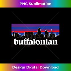 BUFFALONIAN - Buffalo NY skyline new york 716 bflo born home - Timeless PNG Sublimation Download - Channel Your Creative Rebel