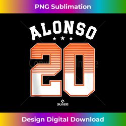 Pete Alonso 20 New York MLBPA Tank Top - Sublimation-Optimized PNG File - Customize with Flair