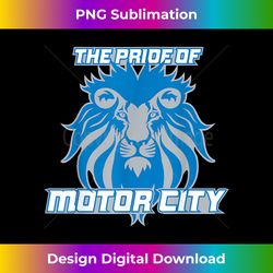 The Pride of Motor City T- - Hometown Detroit - Bespoke Sublimation Digital File - Lively and Captivating Visuals