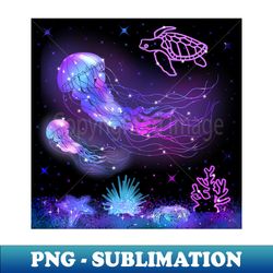 under the sea - galaxy - decorative sublimation png file - defying the norms